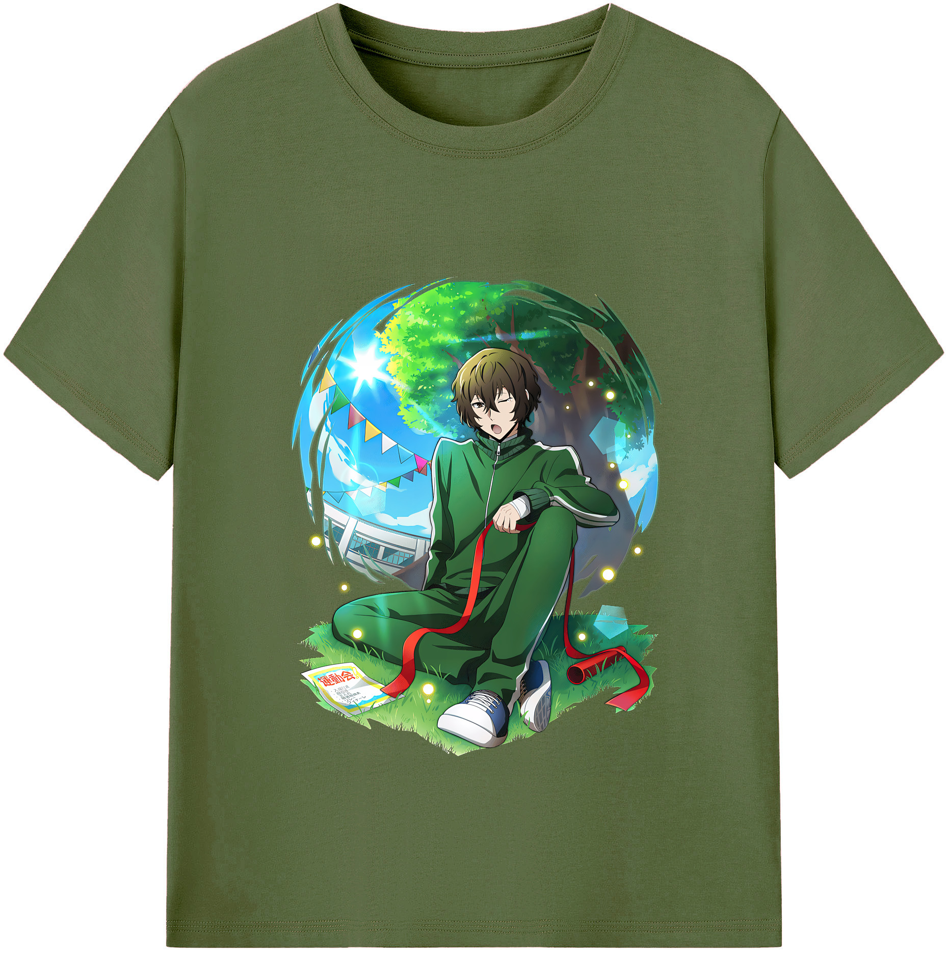 （画像用） 文豪ストレイドッグス Bungo Stray Dogs 綿100％半袖Tシャツ（フロントプリント）